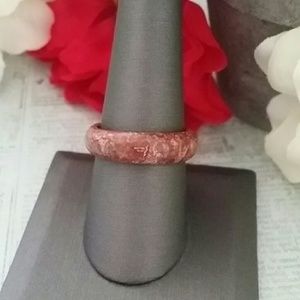 Polished Stone Band Ring